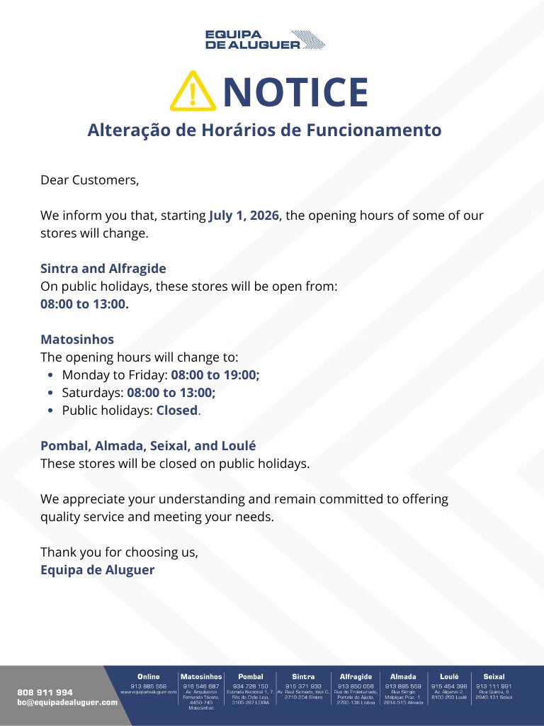 Notice Shops